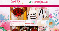 Desktop Screenshot of dangwaflowershop.com