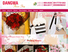 Tablet Screenshot of dangwaflowershop.com